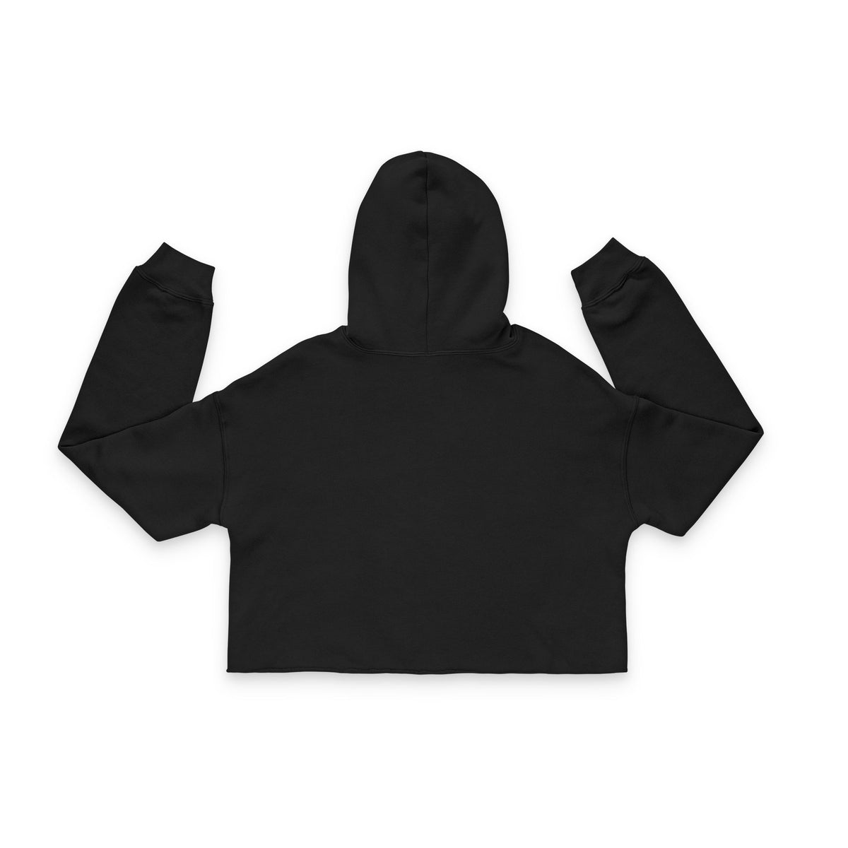Soul Era Cropped Hoodie — "In My Best Hall" Vintage Graphic Women's Hoodie
