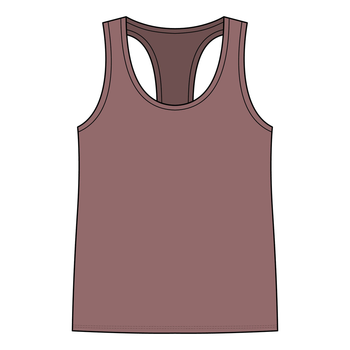 Lake Life Adventure Racerback Tank — Women's Camper Camping Graphic Tank Top