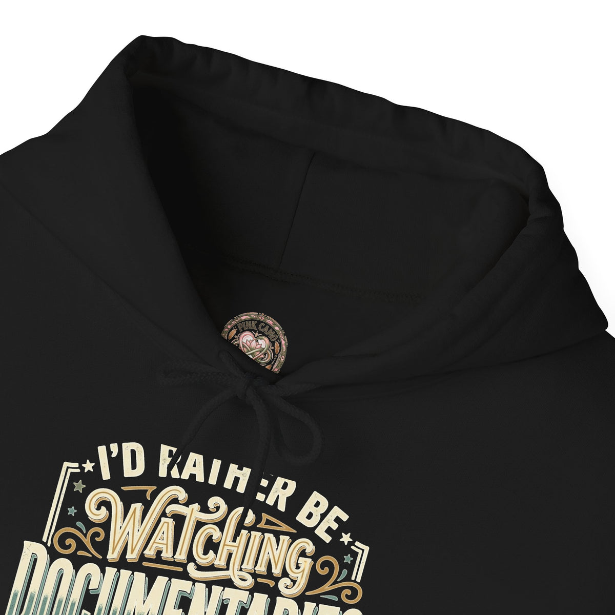 Documentary Lover Hoodie — "I'd Rather Be Watching Documentaries" Vintage Crewneck