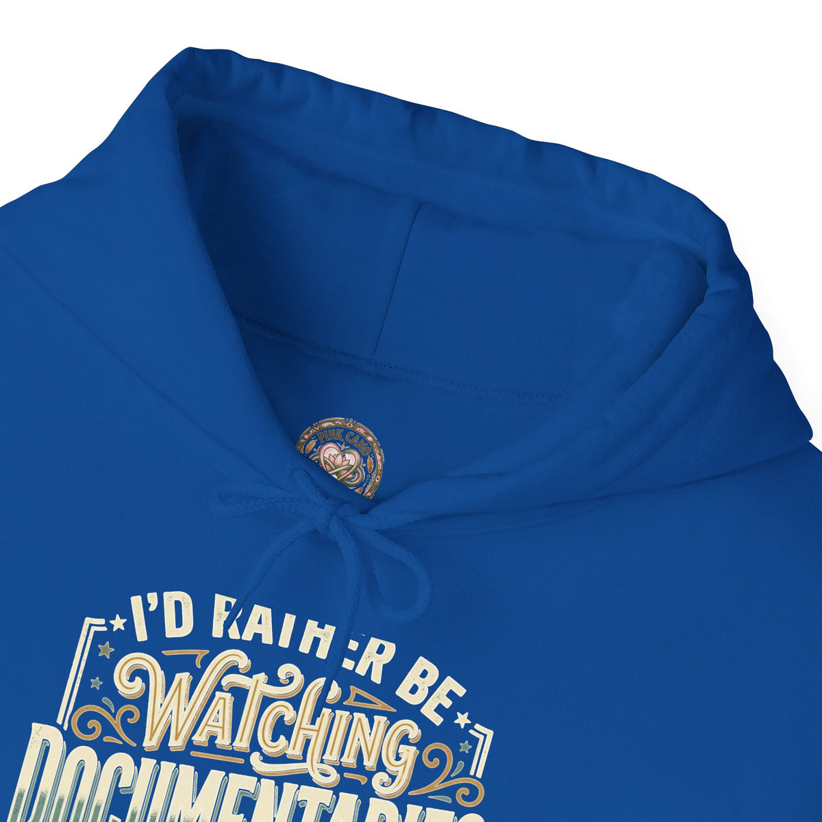 Documentary Lover Hoodie — "I'd Rather Be Watching Documentaries" Vintage Crewneck
