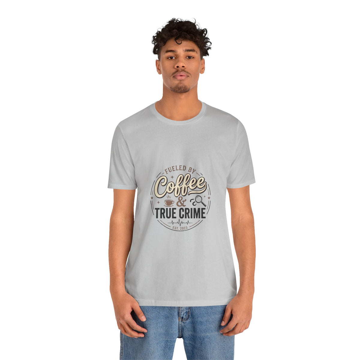 Coffee & True Crime Tee — Funny True Crime Shirt for Fans