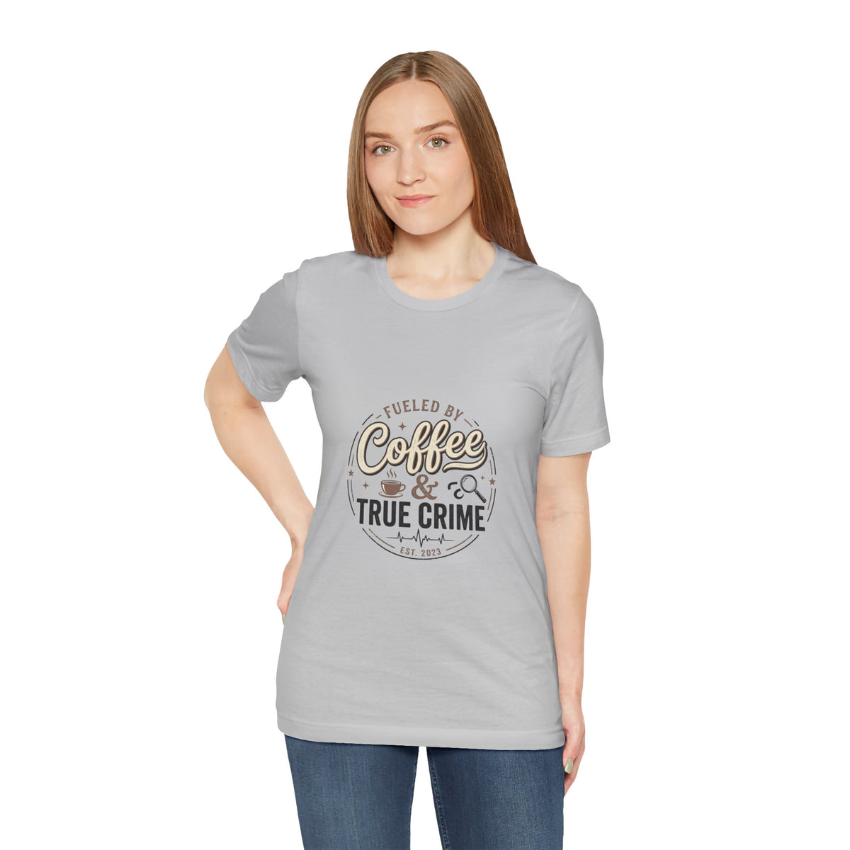 Coffee & True Crime Tee — Funny True Crime Shirt for Fans