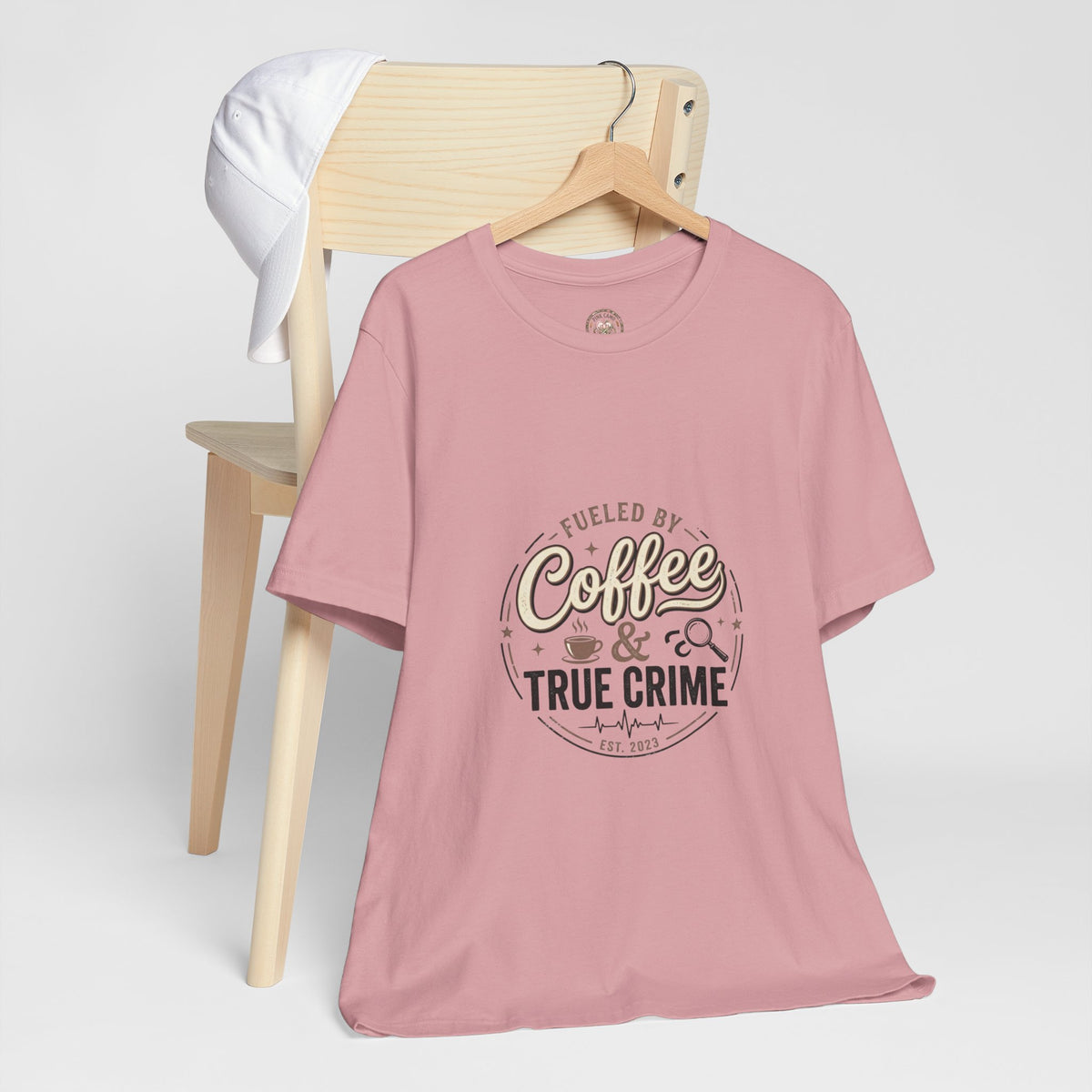 Coffee & True Crime Tee — Funny True Crime Shirt for Fans