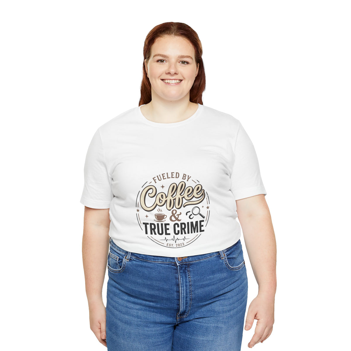 Coffee & True Crime Tee — Funny True Crime Shirt for Fans