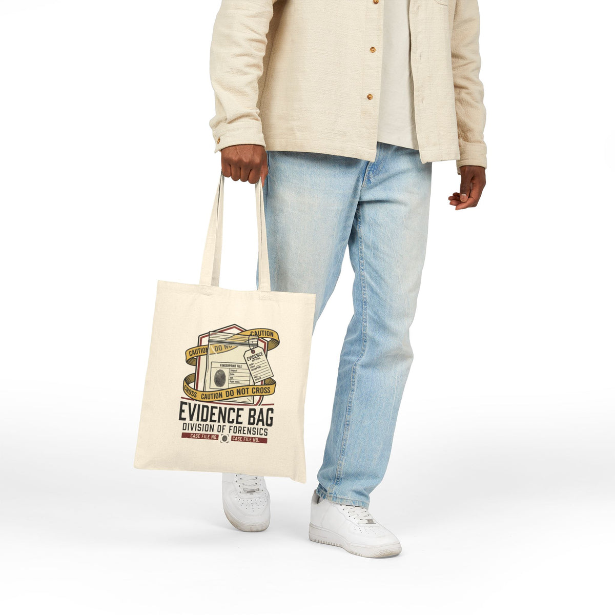 Forensics Evidence Bag Tote — Crime Scene Investigator Canvas Tote