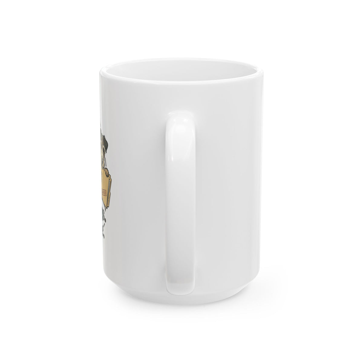 Bulldog Coffee Mug – 'Coffee: A True Detective' Ceramic Mug (11oz, 15oz)