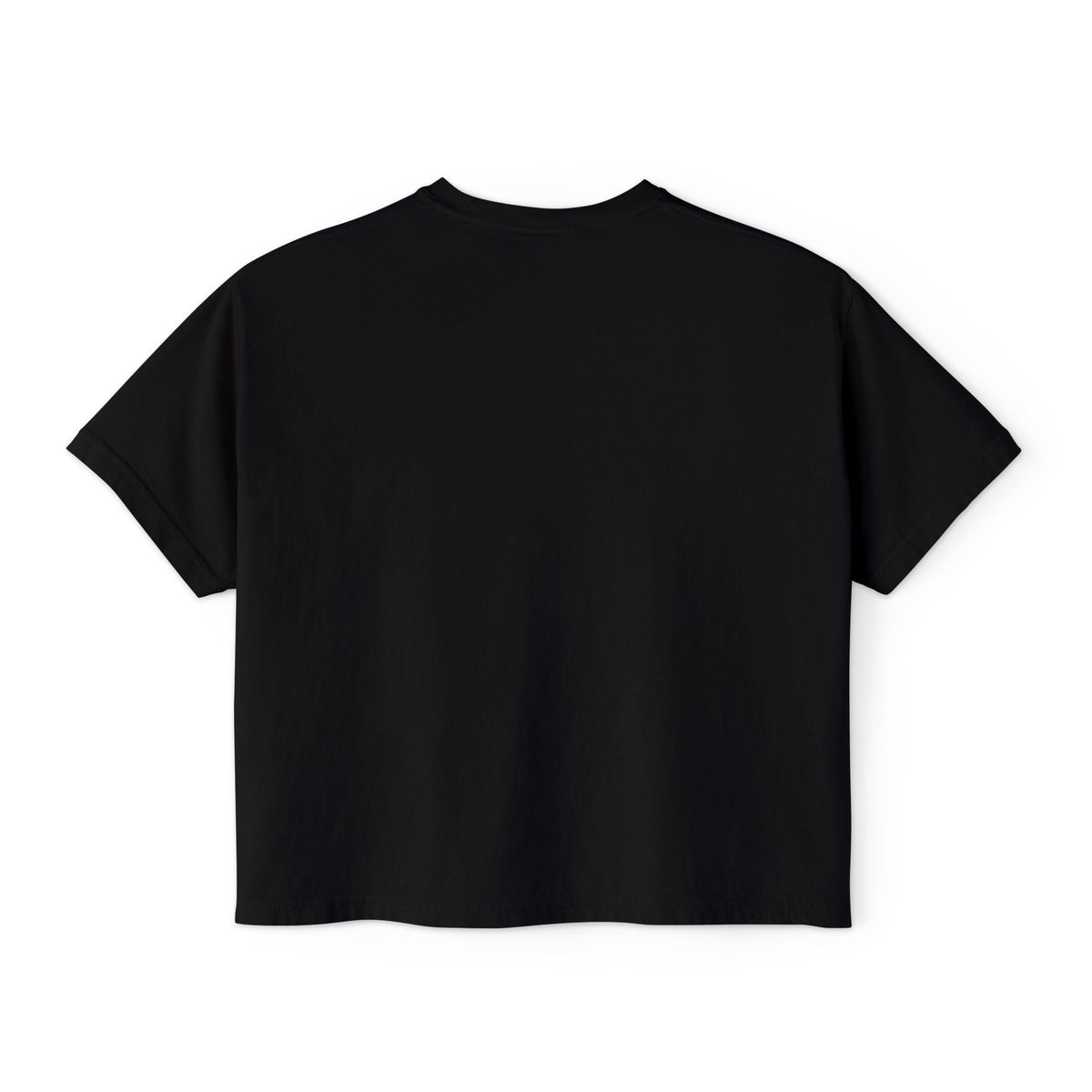 Not Your Basic Boo Women's Boxy Tee — Pink Lightning Graphic