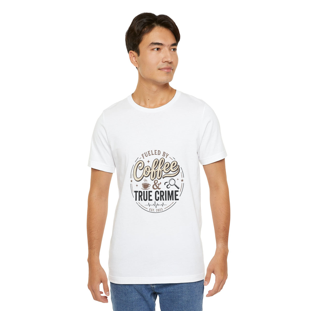 Coffee & True Crime Tee — Funny True Crime Shirt for Fans