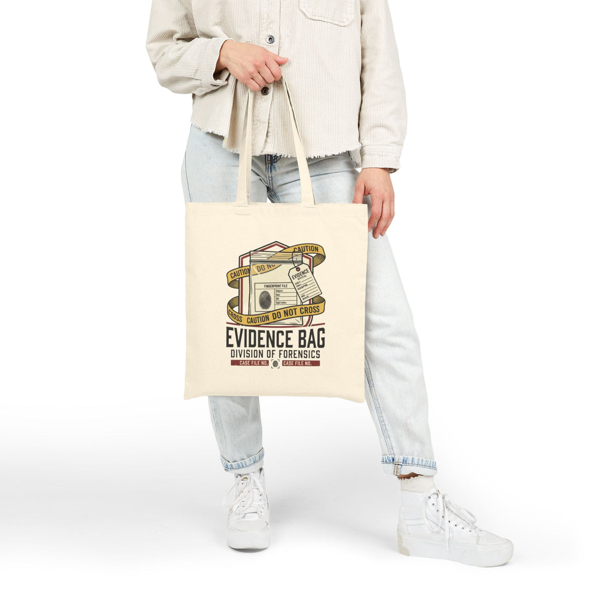 Forensics Evidence Bag Tote — Crime Scene Investigator Canvas Tote