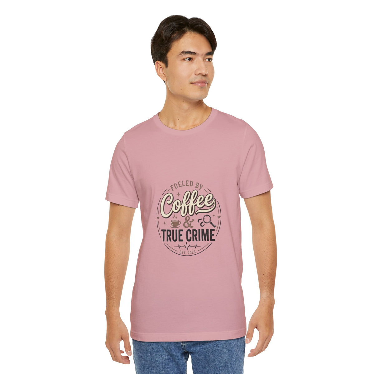 Coffee & True Crime Tee — Funny True Crime Shirt for Fans