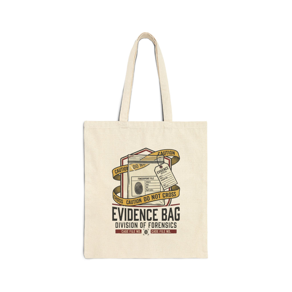 Forensics Evidence Bag Tote — Crime Scene Investigator Canvas Tote