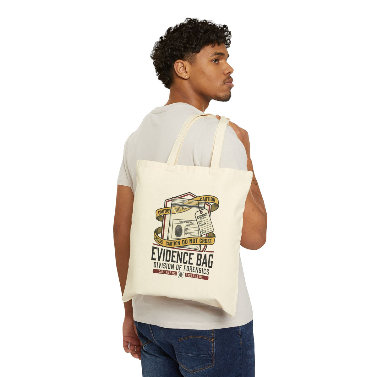 Forensics Evidence Bag Tote — Crime Scene Investigator Canvas Tote