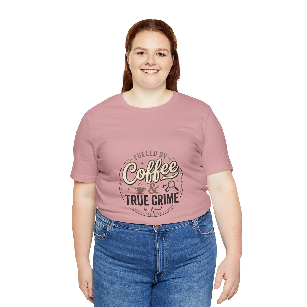 Coffee & True Crime Tee — Funny True Crime Shirt for Fans
