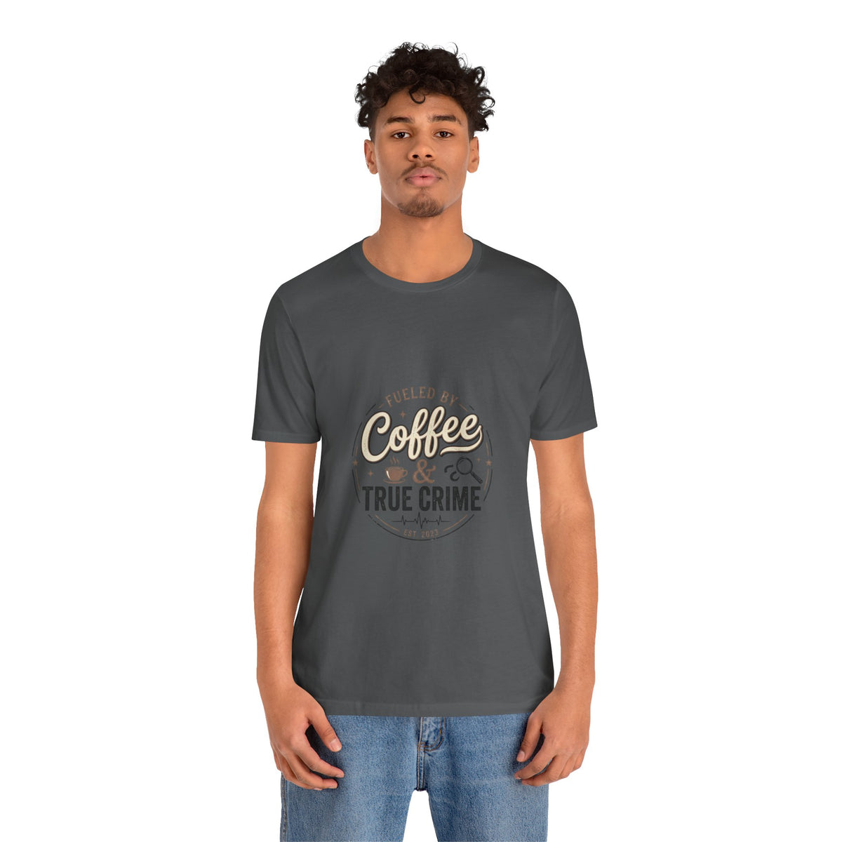 Coffee & True Crime Tee — Funny True Crime Shirt for Fans