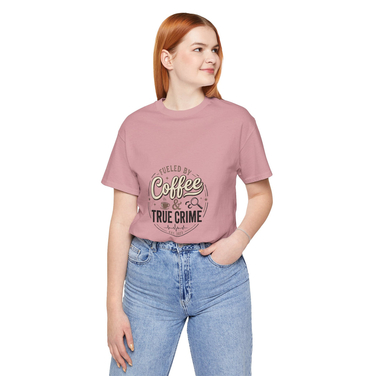 Coffee & True Crime Tee — Funny True Crime Shirt for Fans