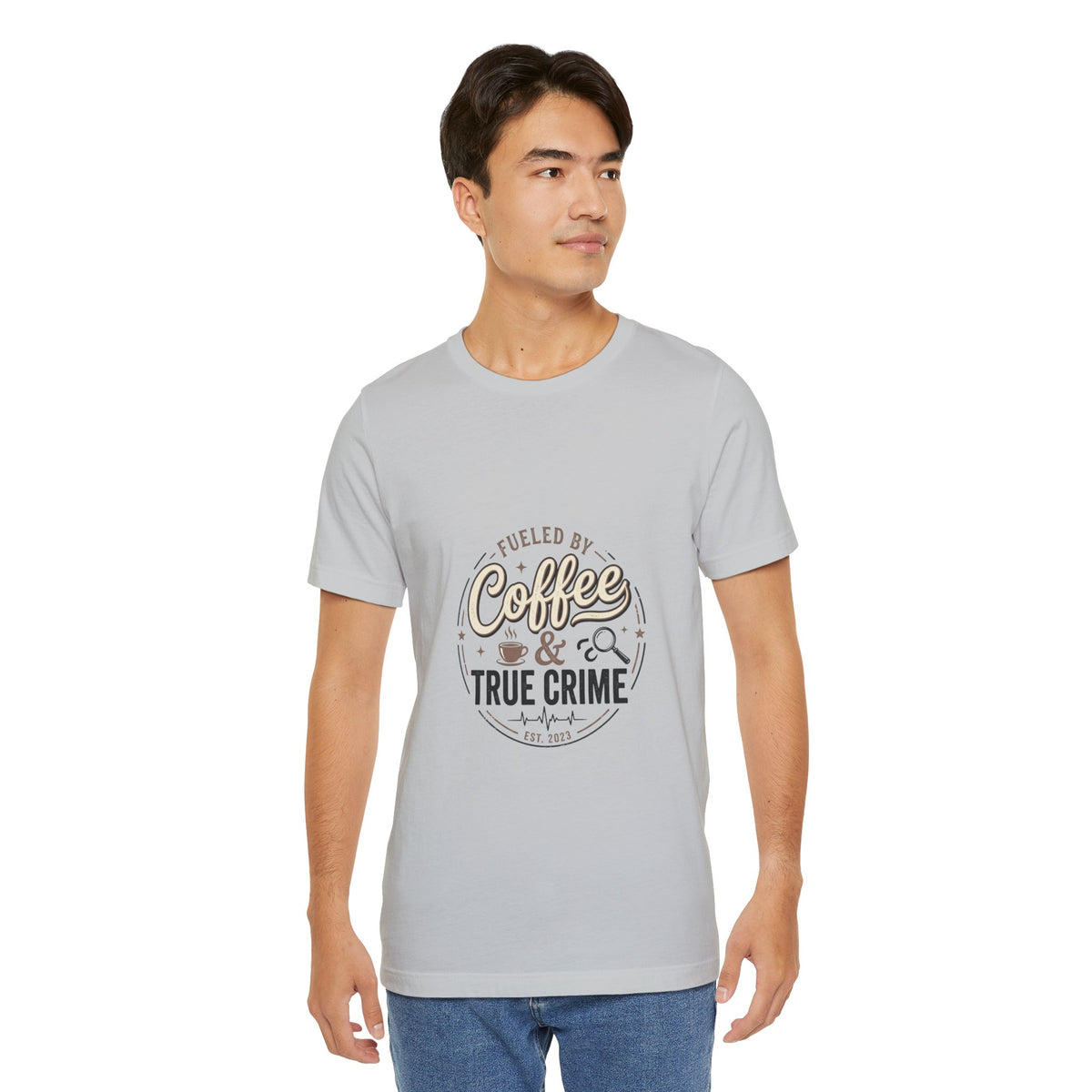 Coffee & True Crime Tee — Funny True Crime Shirt for Fans