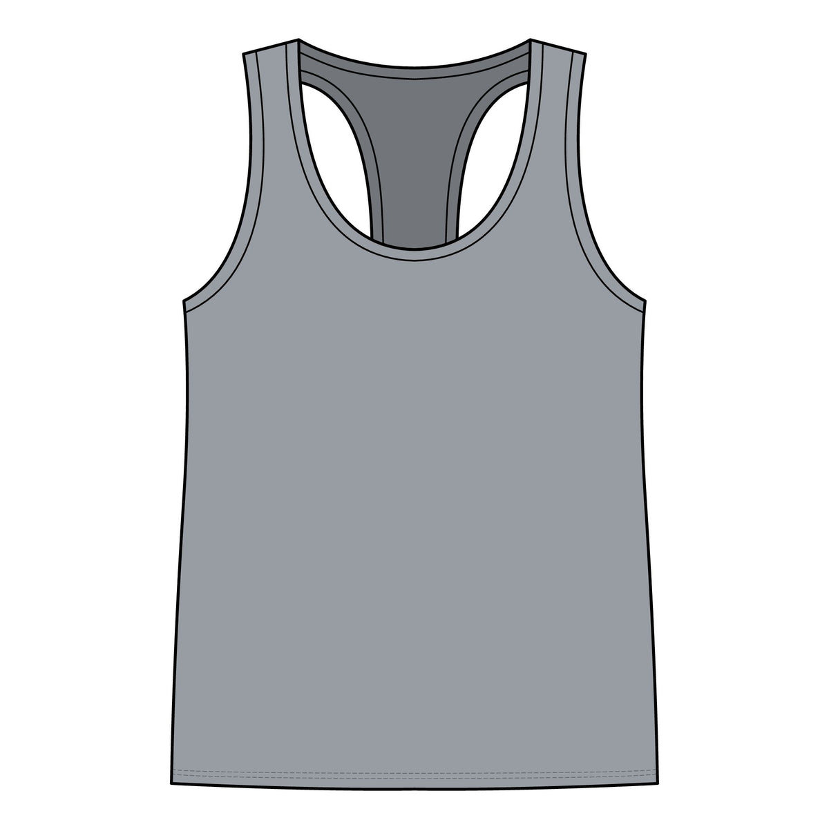 Lake Life Adventure Racerback Tank — Women's Camper Camping Graphic Tank Top
