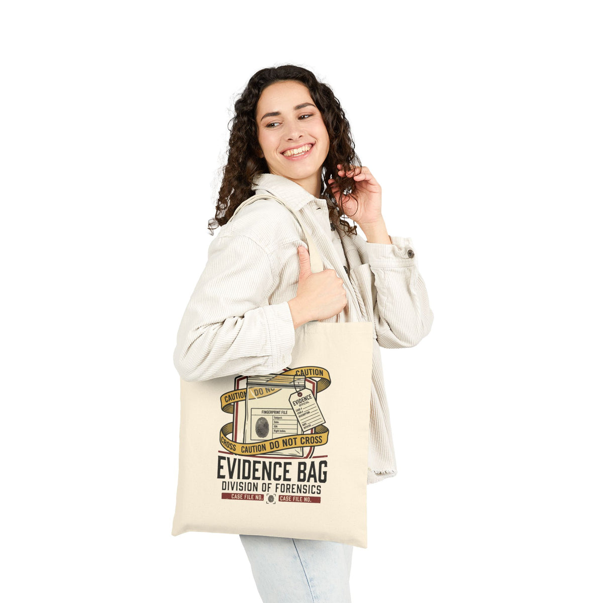 Forensics Evidence Bag Tote — Crime Scene Investigator Canvas Tote