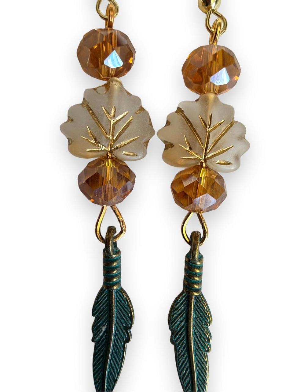 Harvest Souls Feather Earrings