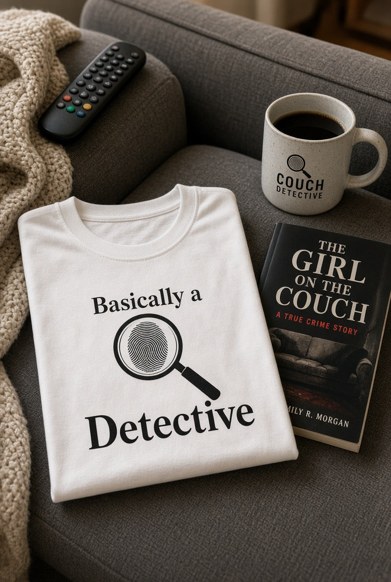 Basically a Detective T-Shirt — Funny Magnifying Glass Graphic Tee