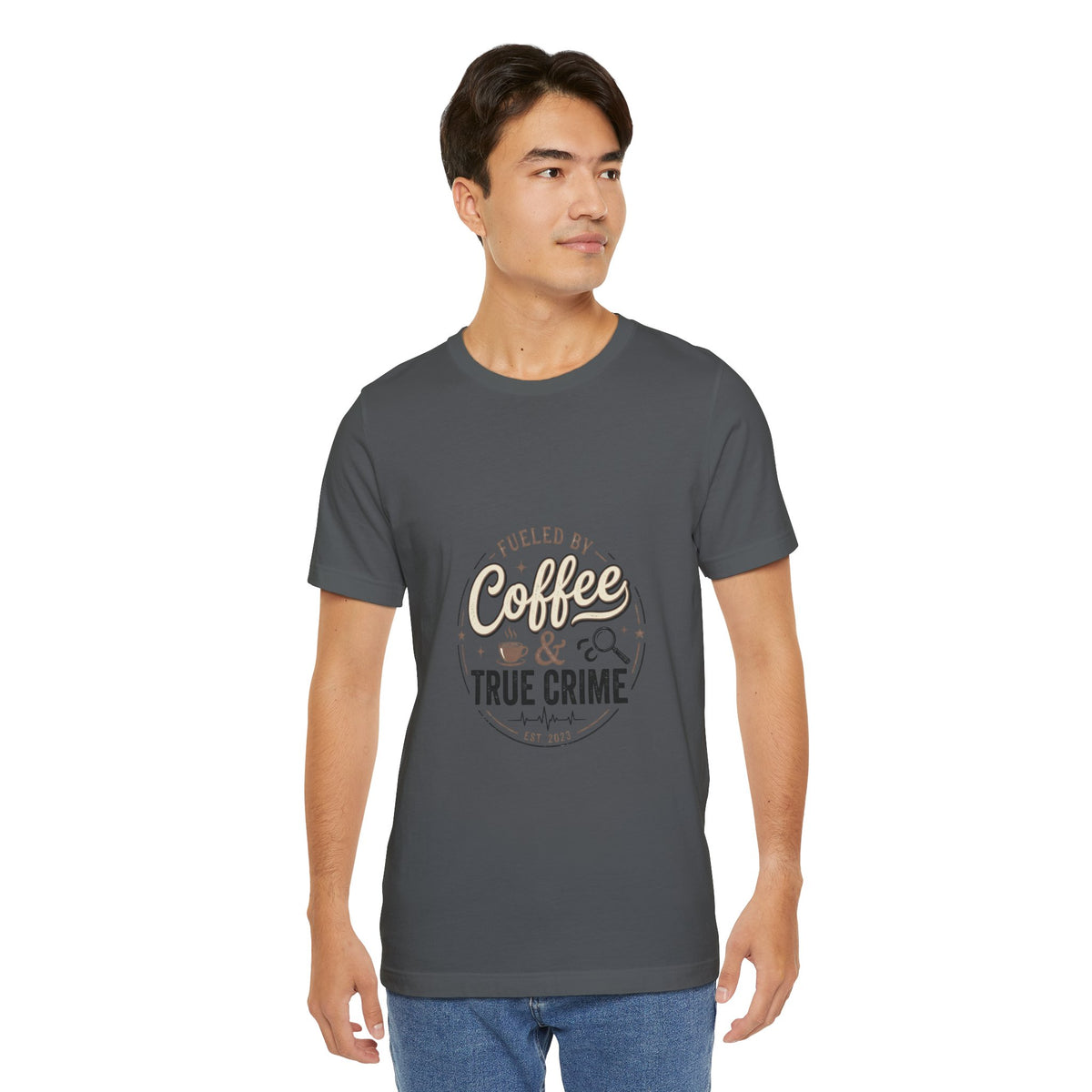 Coffee & True Crime Tee — Funny True Crime Shirt for Fans