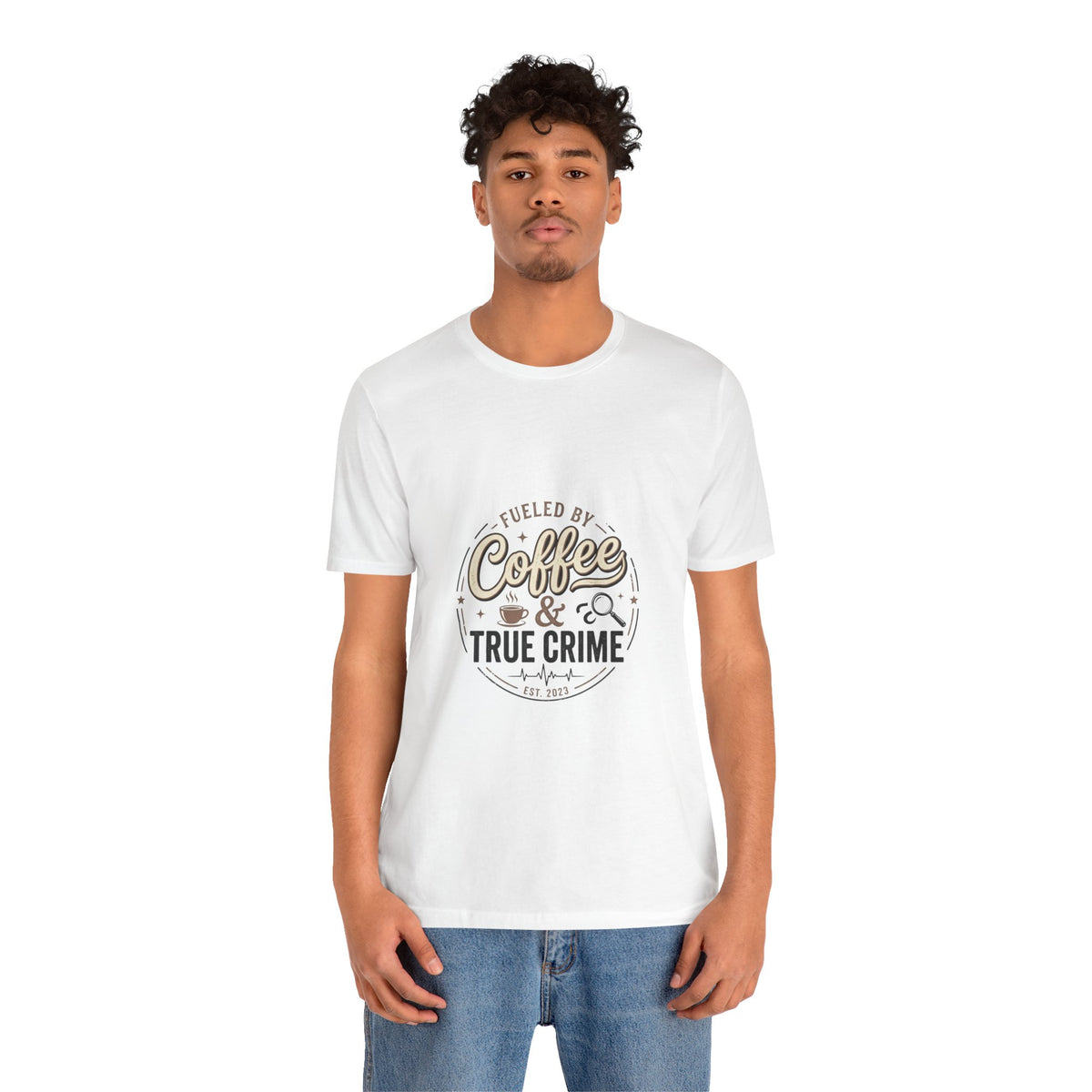 Coffee & True Crime Tee — Funny True Crime Shirt for Fans