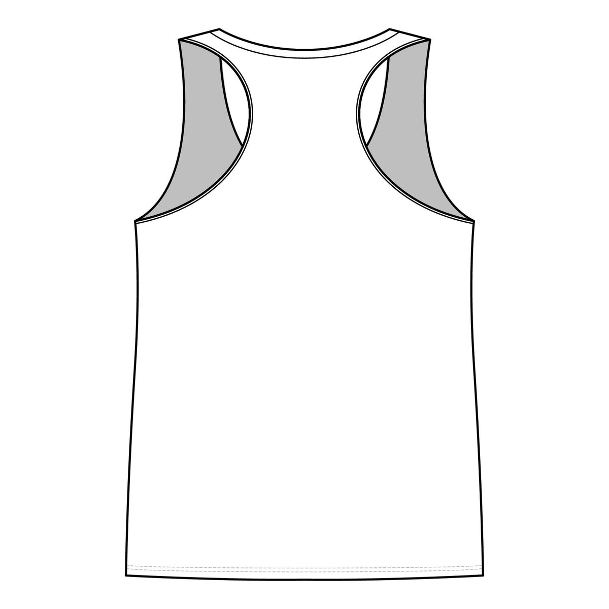 Lake Life Racerback Tank — 'Lake Life: glamping & good vibes' Graphic Women's Tank Top