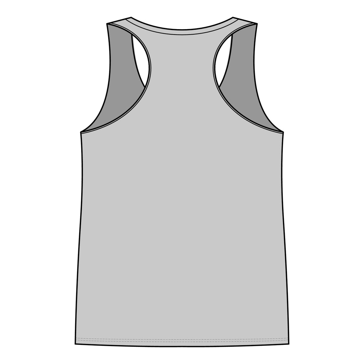 Lake Life Racerback Tank — 'Lake Life: glamping & good vibes' Graphic Women's Tank Top