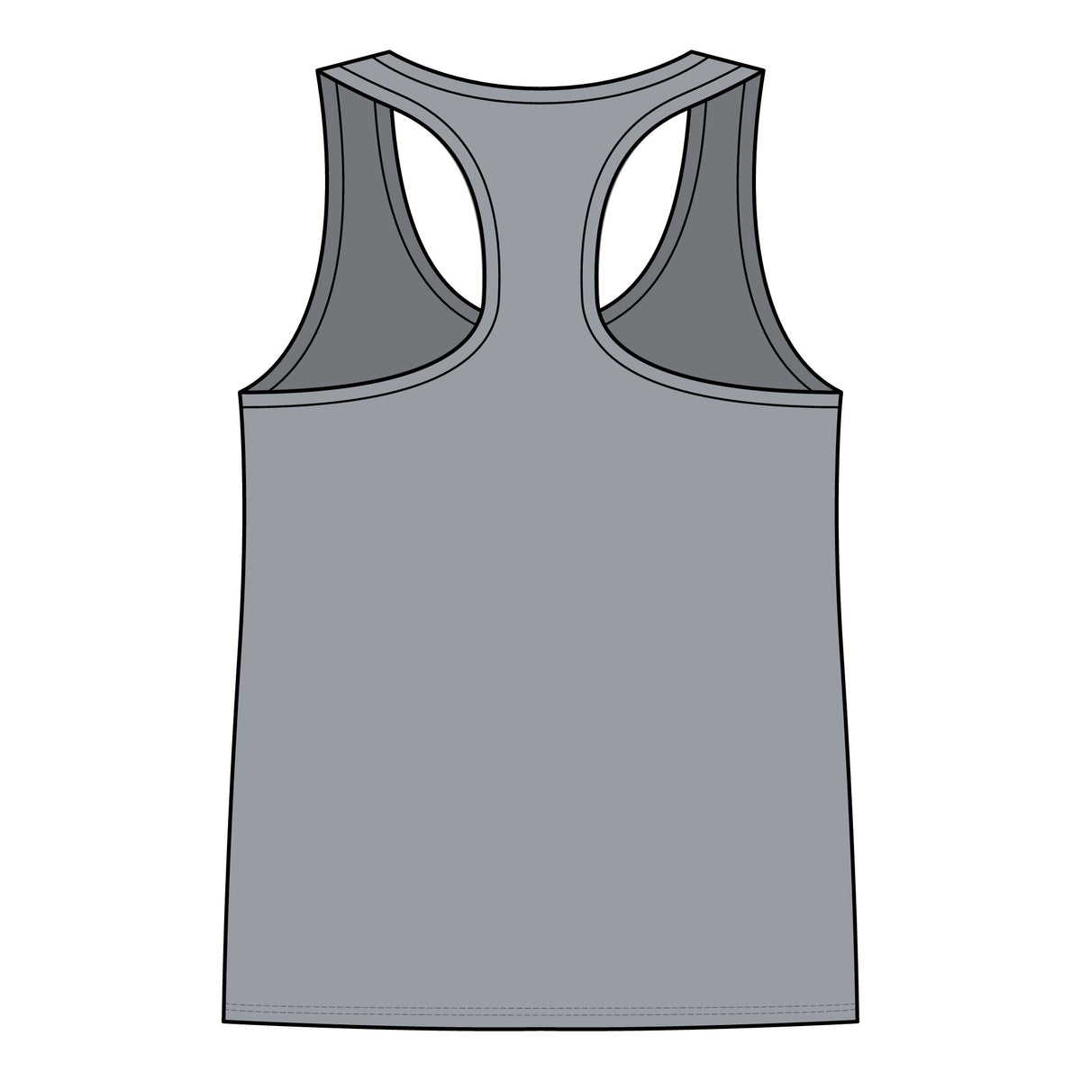Women’s Racerback Tank — Tropical Surf Shack Graphic