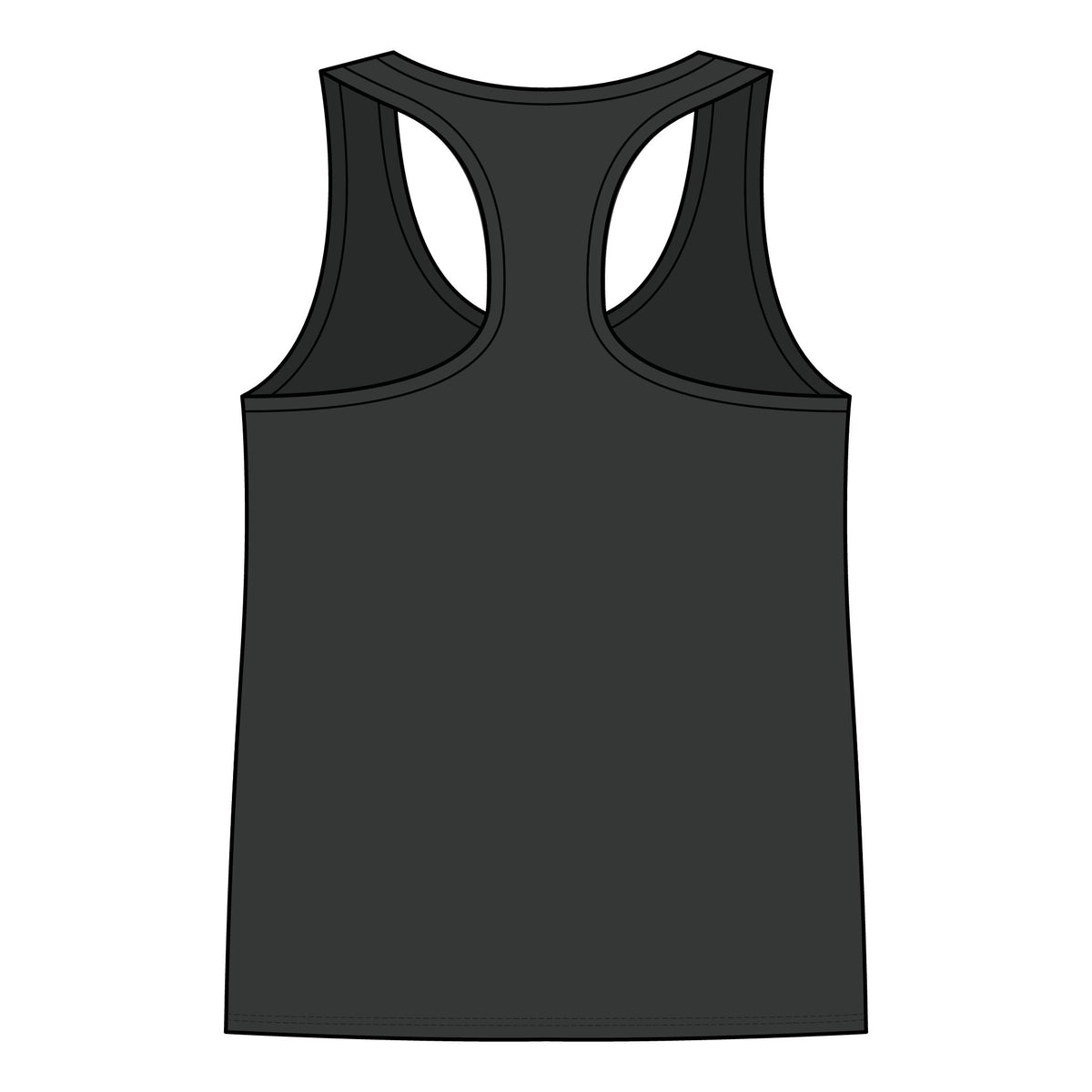 Women’s Racerback Tank — Tropical Surf Shack Graphic