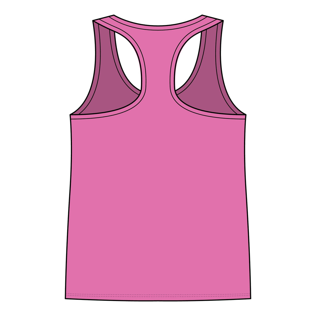 Women’s Racerback Tank — Tropical Surf Shack Graphic