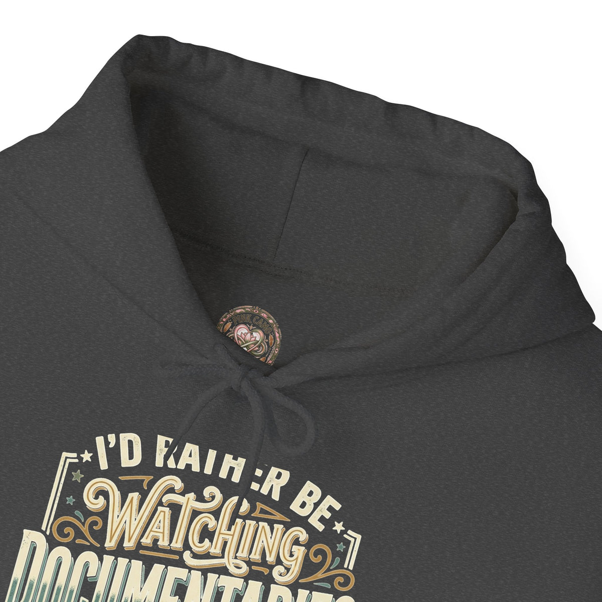 Documentary Lover Hoodie — "I'd Rather Be Watching Documentaries" Vintage Crewneck