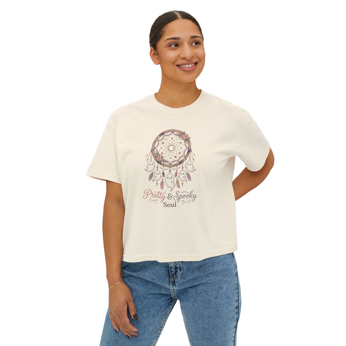 Pretty & Spooky Soul Dreamcatcher Boxy Tee