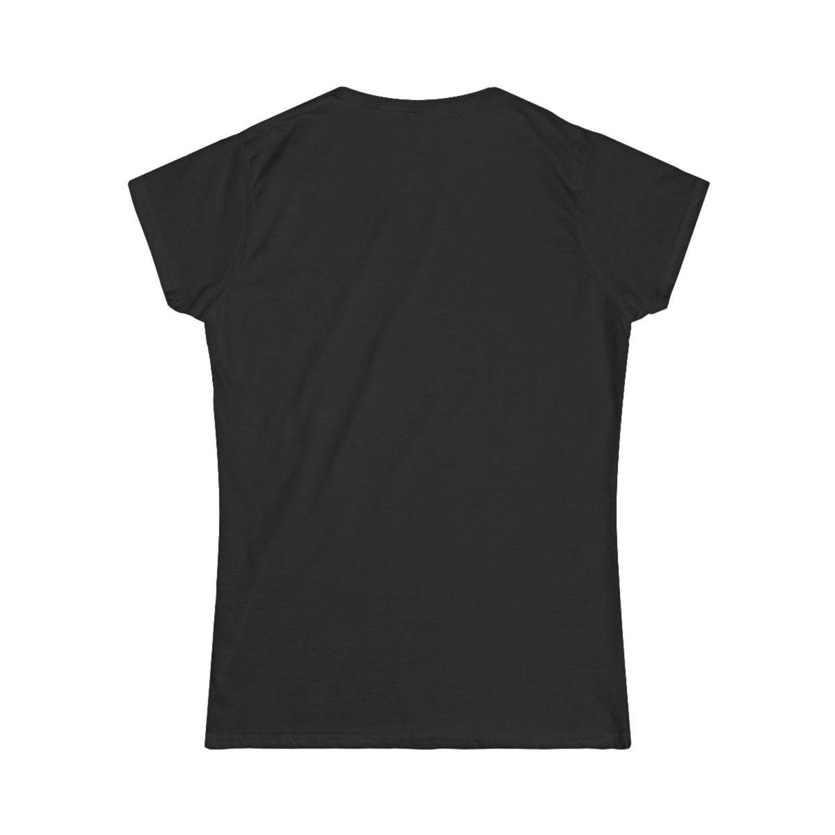 Women's Black Softstyle Tee — Classic Everyday Crewneck