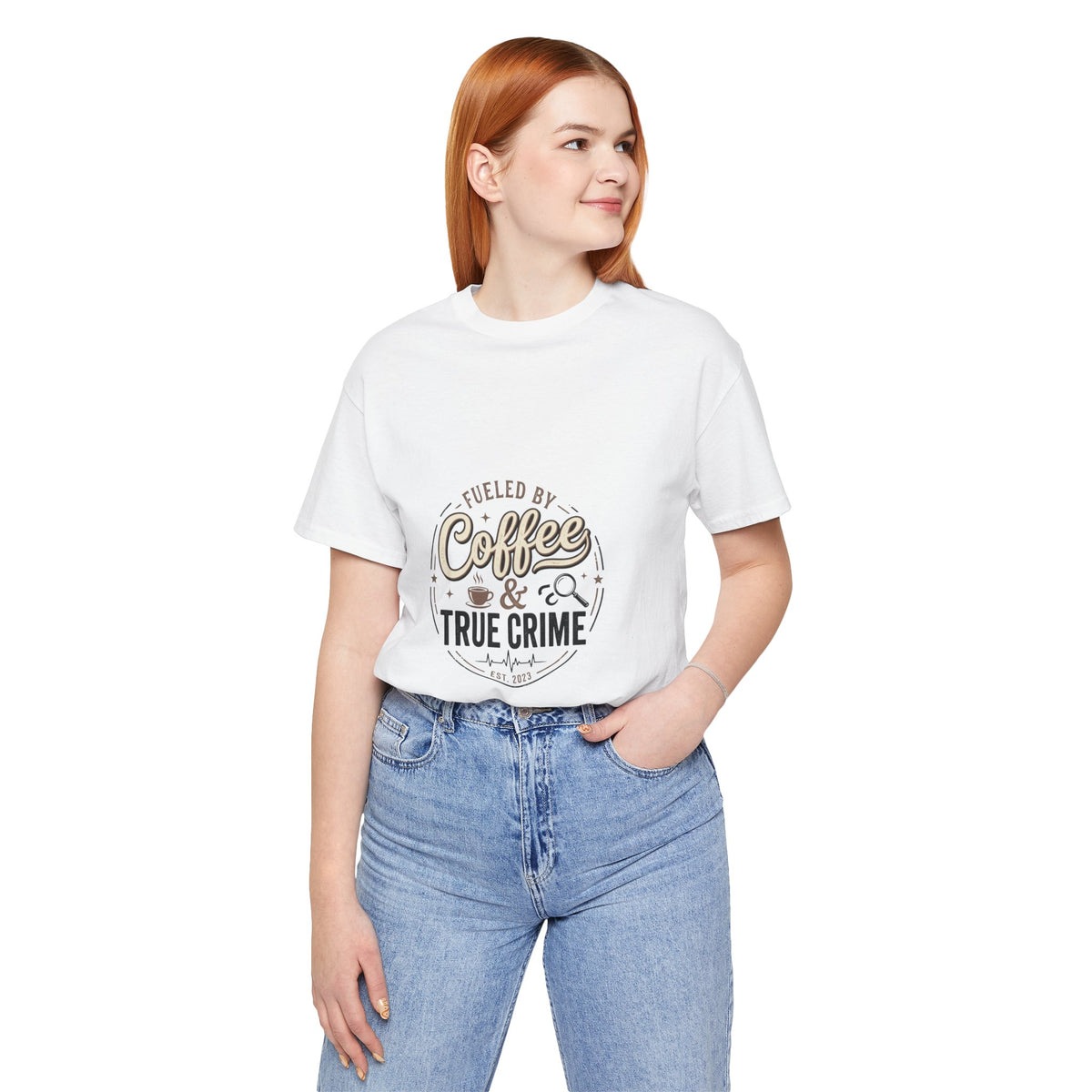 Coffee & True Crime Tee — Funny True Crime Shirt for Fans
